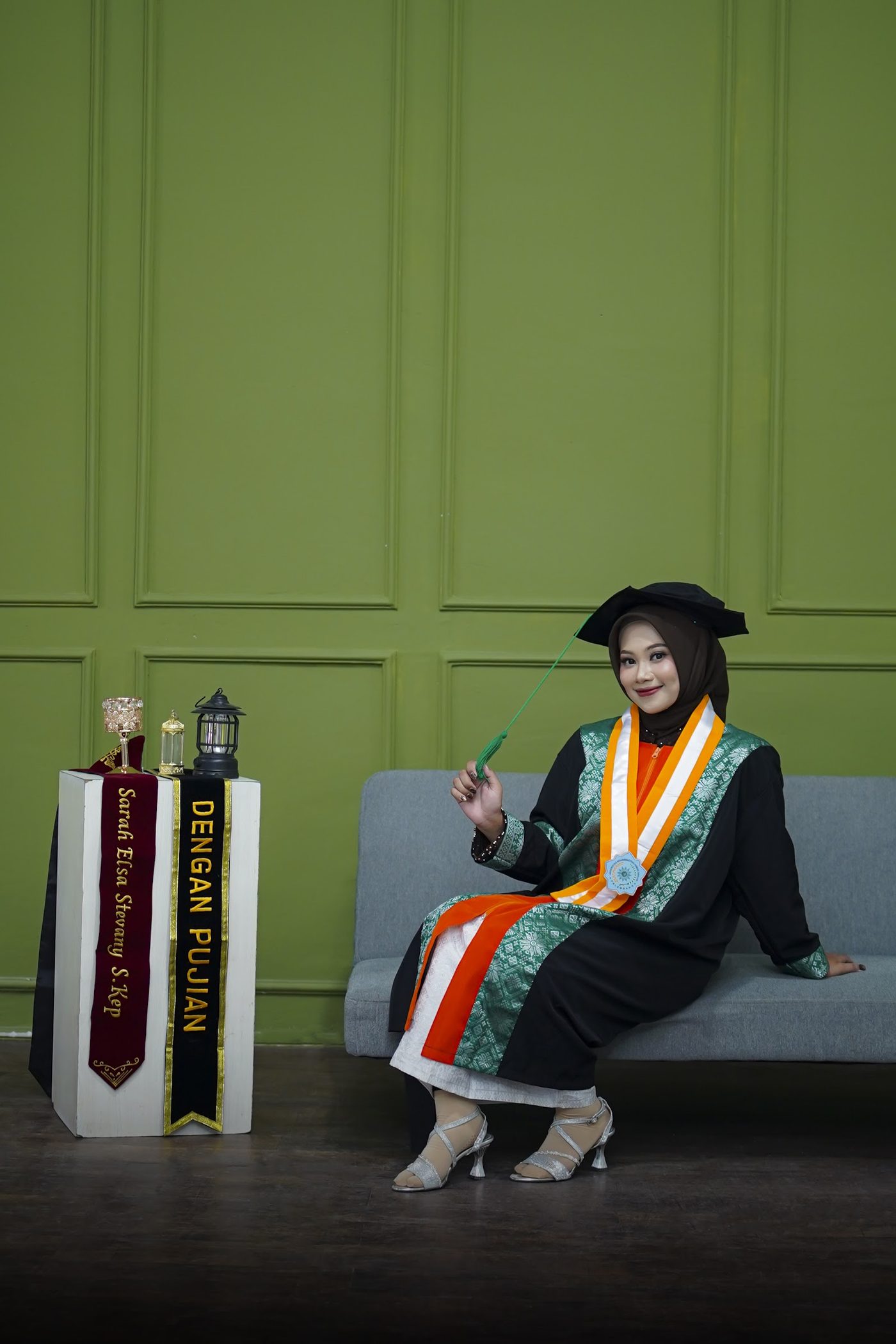 Sesi foto wisuda aesthetic